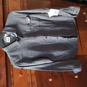 Vans boys sz large button down long sleeve shirt